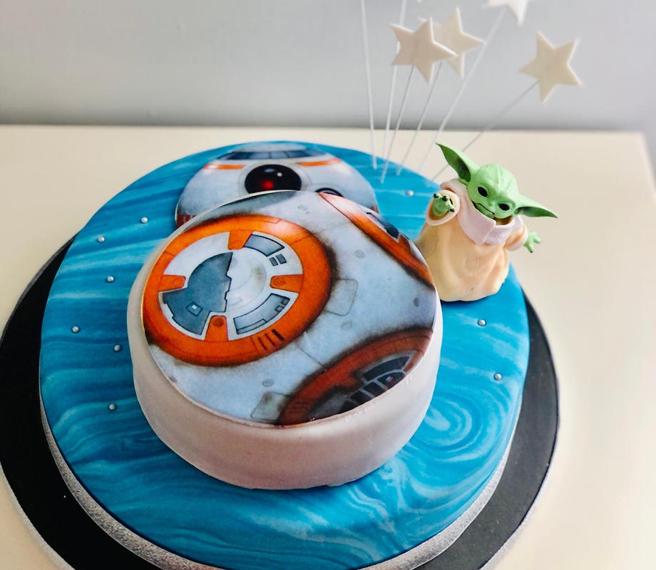 BB 8 Star Wars Two Tier Cake The Cake Store