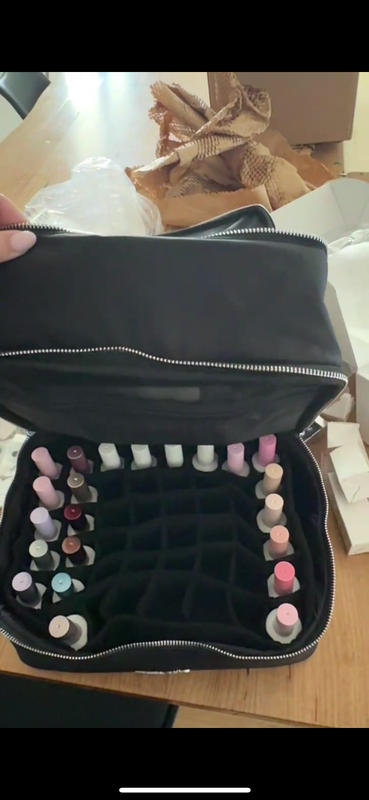 Pro Nail Storage Bag | Holds 48 Polishes | Ezmio Beauty