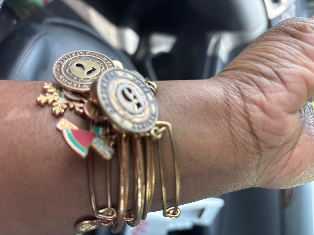 AREX AND ANI ナンバーリング　5 Number 5 Charm Bangle Bracelet | Alex and Ani – ALEX AND ANI