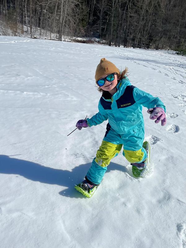 Kids Snowshoe - Volt Green Youth Snowshoes - Crescent Moon