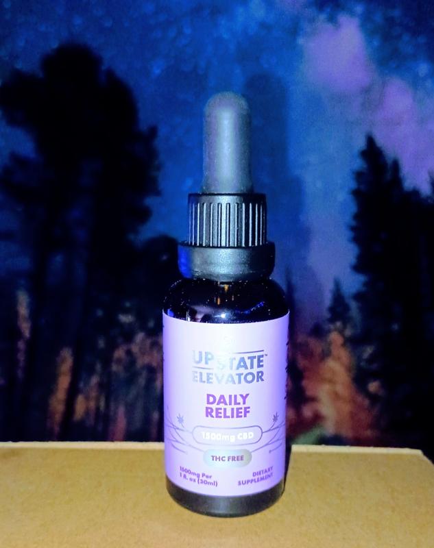Daily Relief THC-Free Hemp Extract, 1500mg CBD – Upstate Elevator