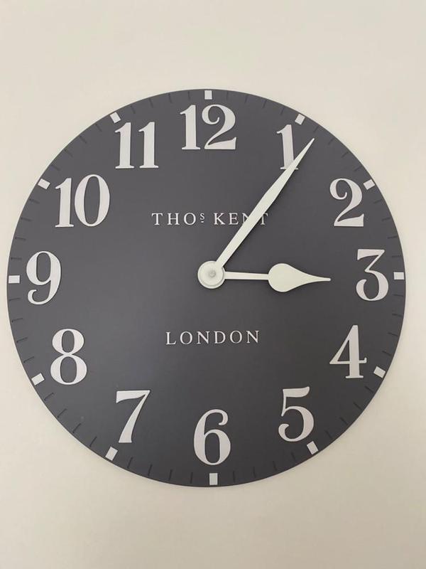 Large Wall Clock | 20 inch Arabic Dolphin