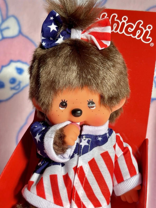 Sekiguchi Monchhichi Girl with US Olympic Jersey Plush Doll | Not