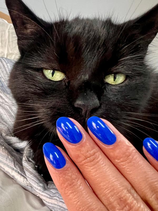 Cobalt Blue Crème Nail Polish - Cirque Colors Rhapsody in Blue