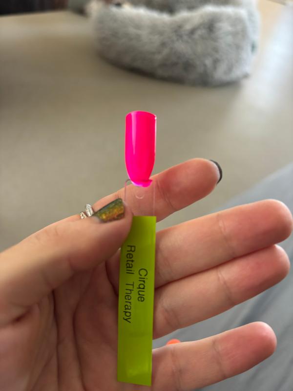 Neon UV Black Light Reactive Fuschia Pink Crème Nail Polish