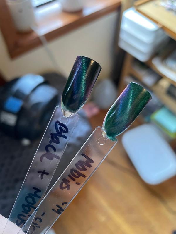 Forest Green Magnetic Multichrome Nail Polish - Cirque Colors Mobius