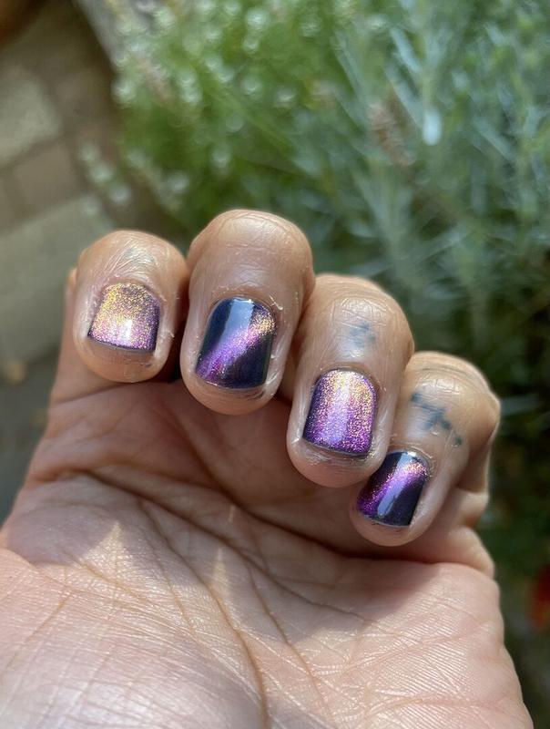 Indigo Blue Magnetic Multichrome Nail Polish - Cirque Colors Dream