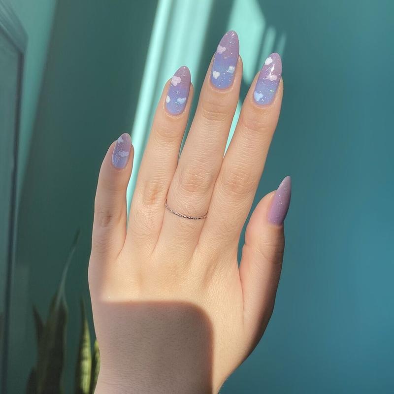 Sheer Lavender-Gray Jelly Nail Polish - Cirque Colors Haze Jelly