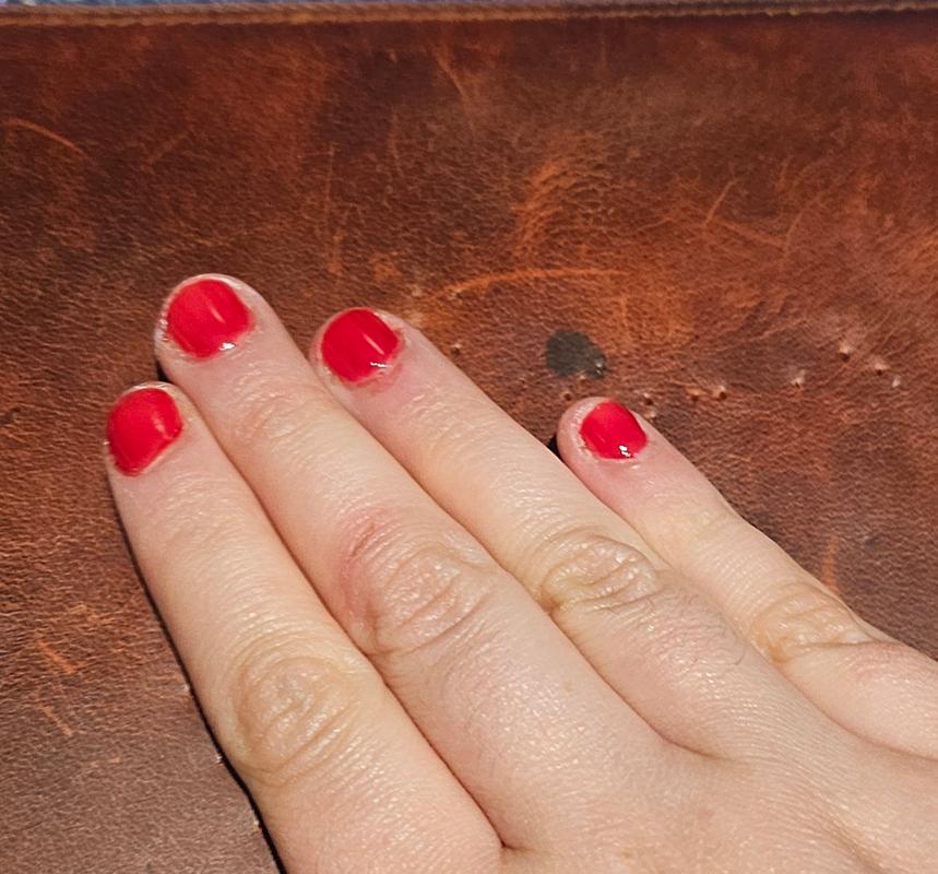 Chinese Lunar New Year Red Jelly Nail Polish with Neutral