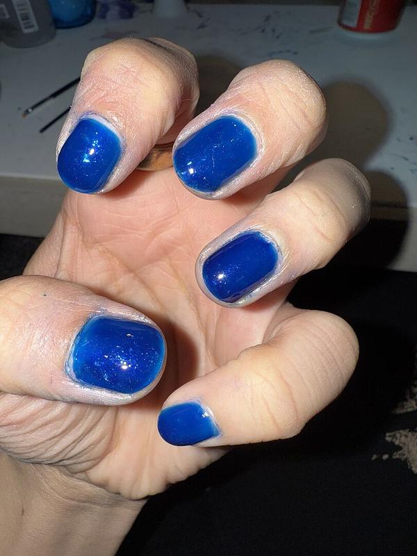 Blue Jelly Nail Polish - Cirque Colors Cobalt Jelly