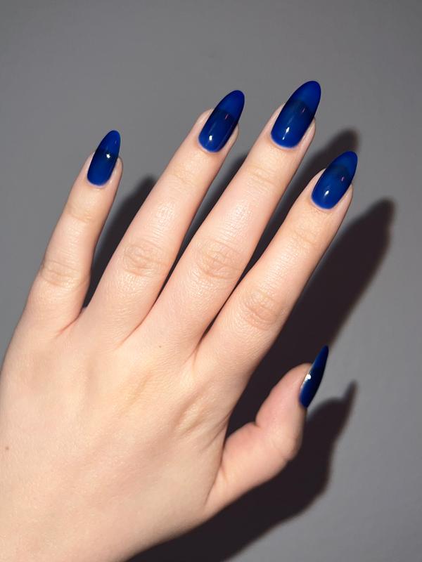 Blue Jelly Nail Polish - Cirque Colors Cobalt Jelly