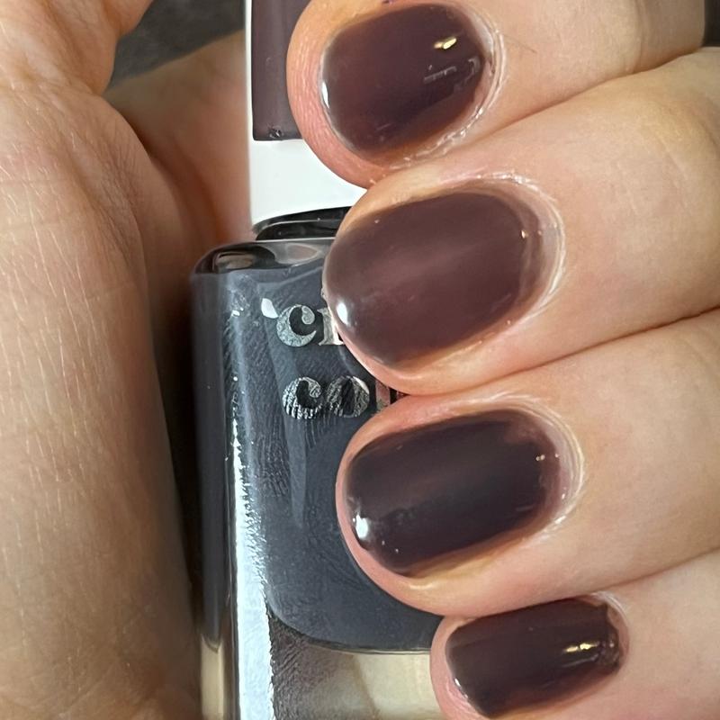 Dark Taupe Jelly Nail Polish - Cirque Colors Zen Jelly