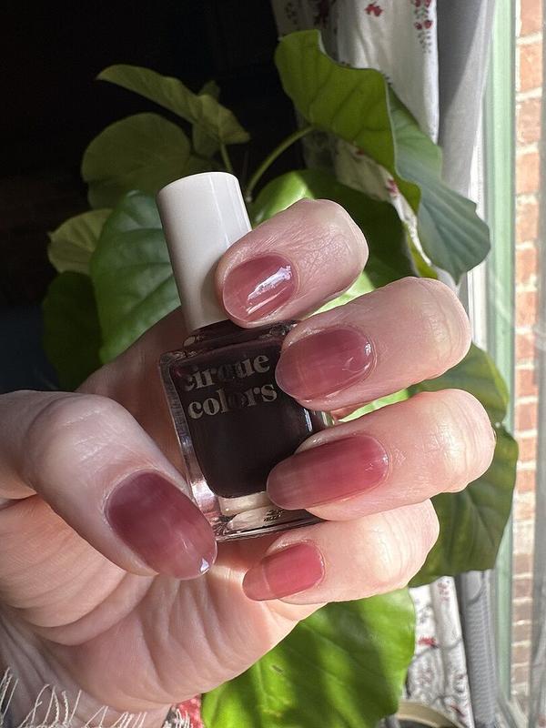 Muted Burgundy Nail Polish - Cirque Colors Mxcn Cola Jelly