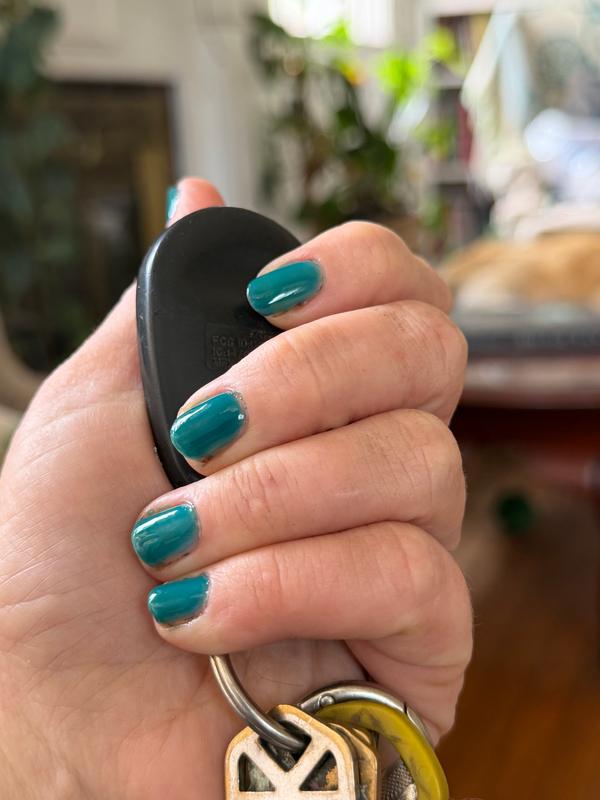 Turquoise Green Jelly Nail Polish - Cirque Colors Curaçao Jelly