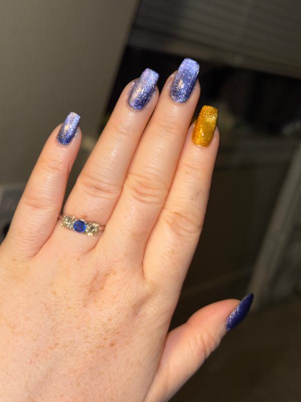 Violet Leaning Cobalt Blue Magnetic Nail Polish - Cirque Colors