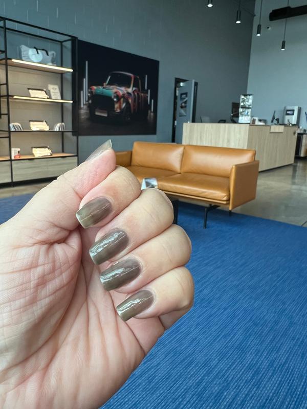 Grey Jelly Nail Polish - Cirque Colors Charcoal Jelly