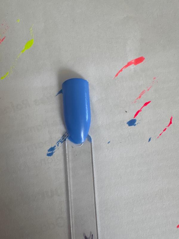 Neon UV Black Light Reactive Neon Periwinkle Crème Nail Polish