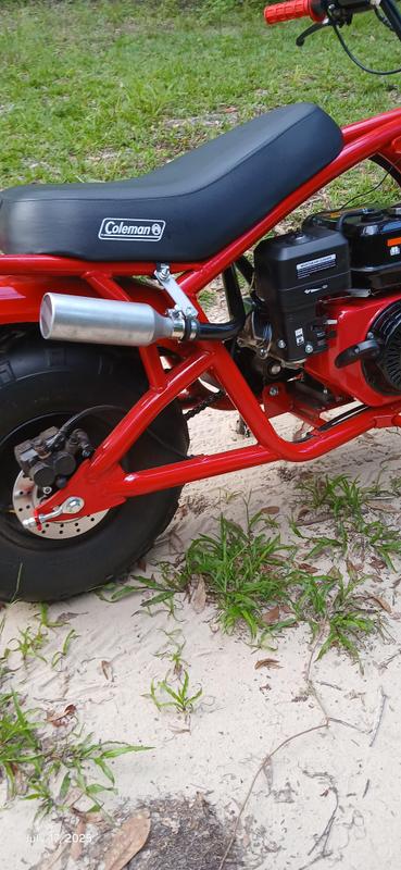 coleman 200cc mini bike exhaust Header Pipe for Coleman 200 and Mega Moto 212 Minibikes