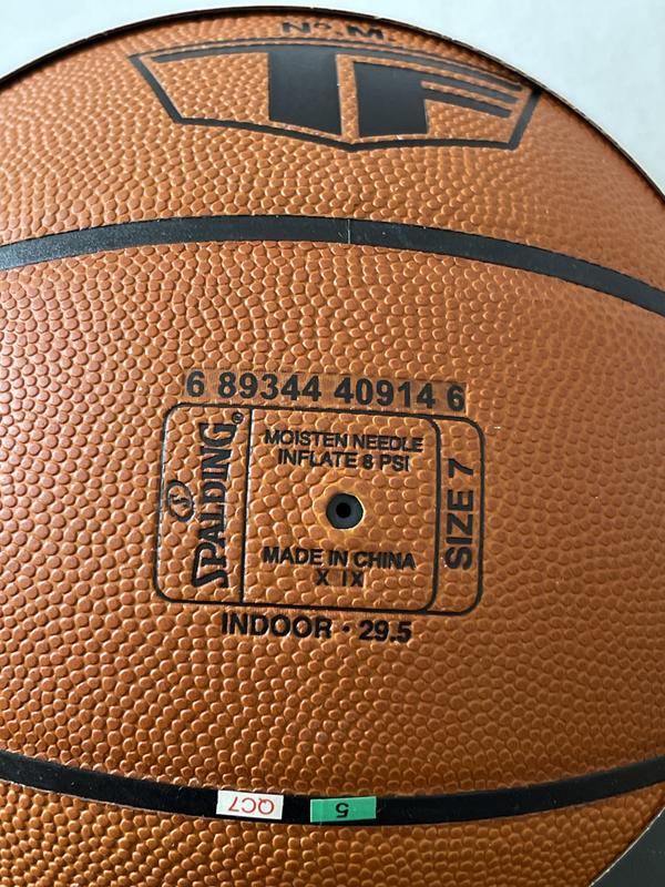 Spalding TF Model M Official Leather Indoor Game Basketball