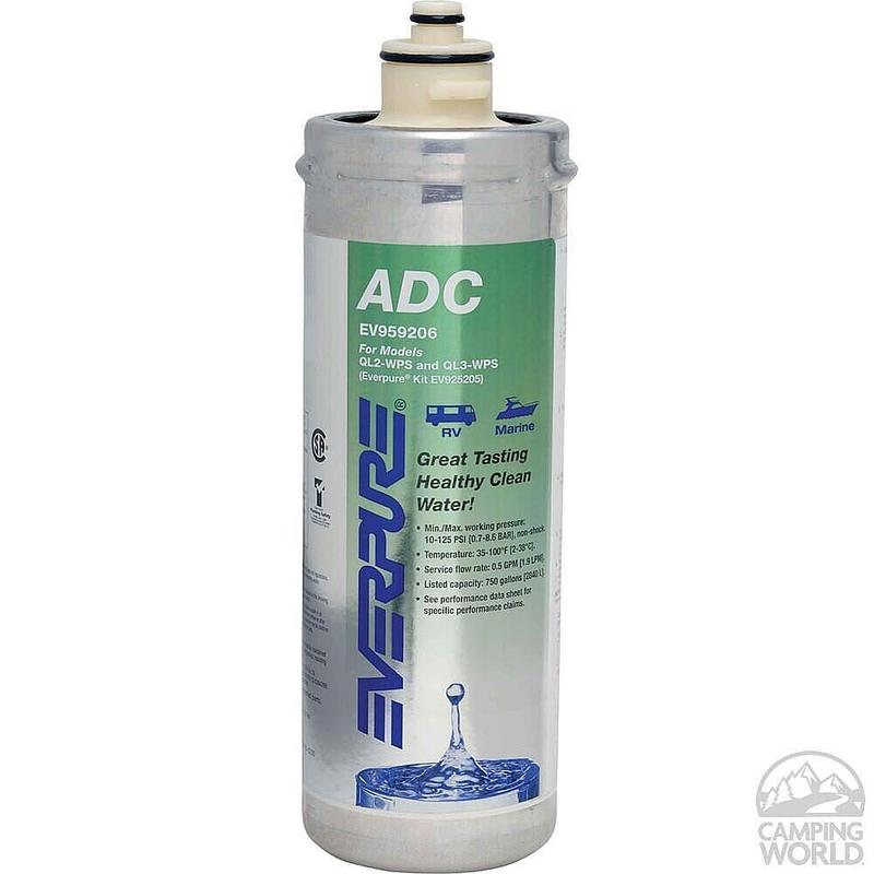 Everpure EV959206 ADC Full Timer RV Water Filter Cartridge