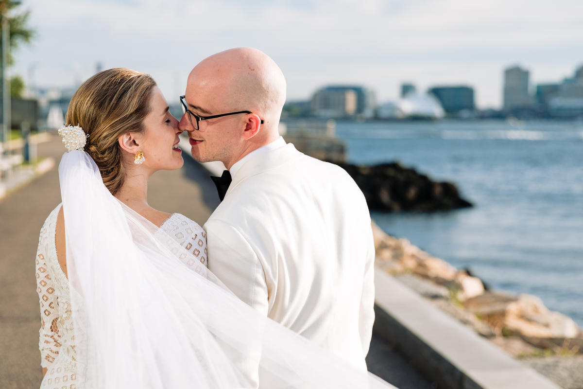 Kennedy Pearl Embellished Wedding Veil