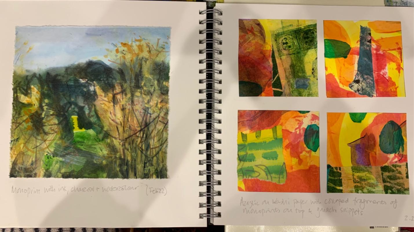 Artway Studio Wirobound A5 Sketchbook (Landscape) - Acid Free Cartridge  Paper - Hardback Cover - 170gsm