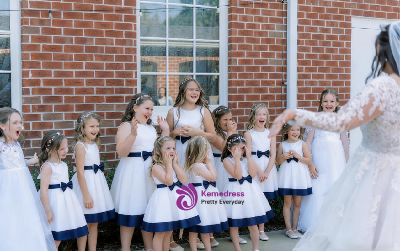 white and navy homecoming dress Navy Blue A-line Pleated Short Homecoming Dress – Dressesforparty main image 0