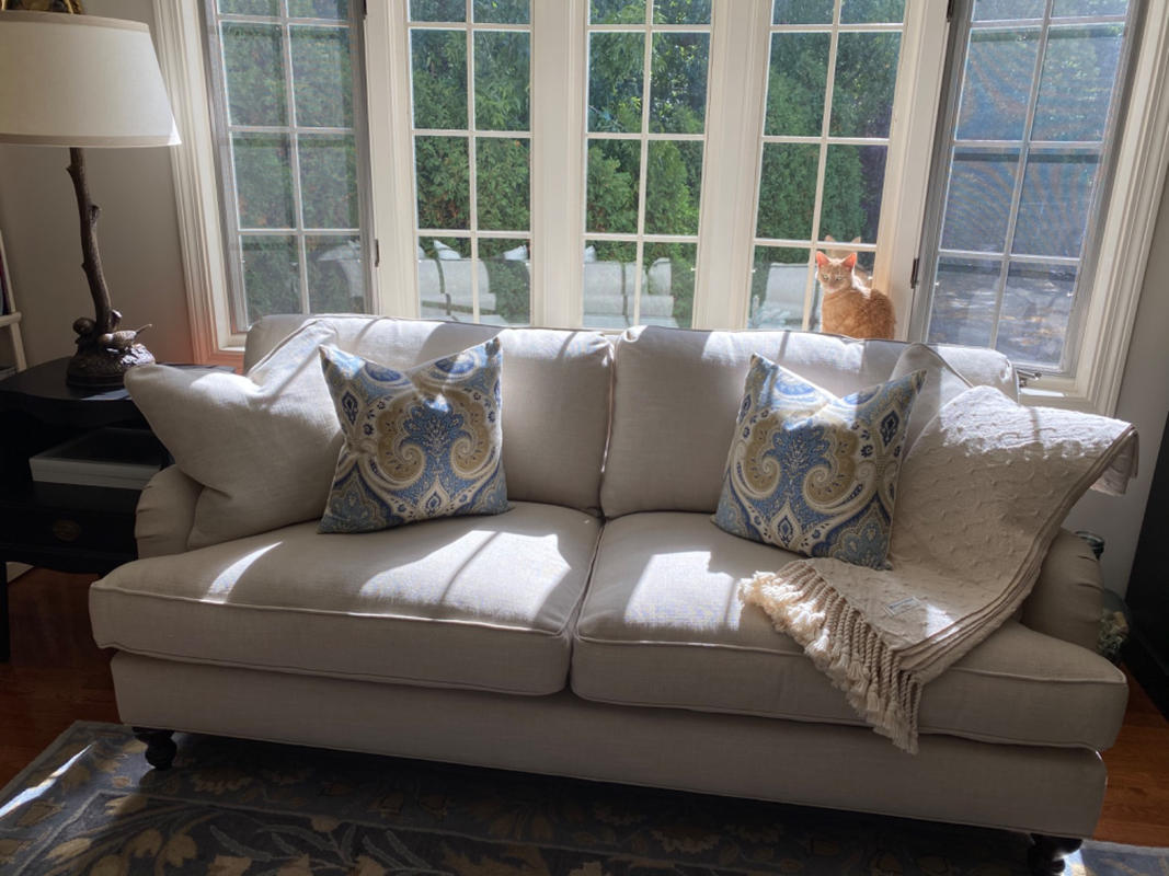 Kristen English Arm Two Seat Pillow Back Queen Sleeper Sofa - Club Furniture