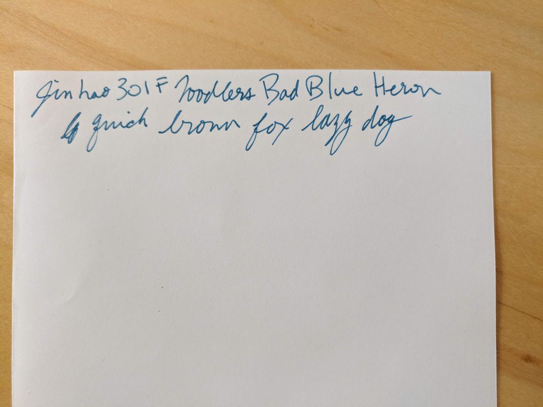 Noodler's Bad Blue Heron Fountain Pen Ink - 3oz Bottle