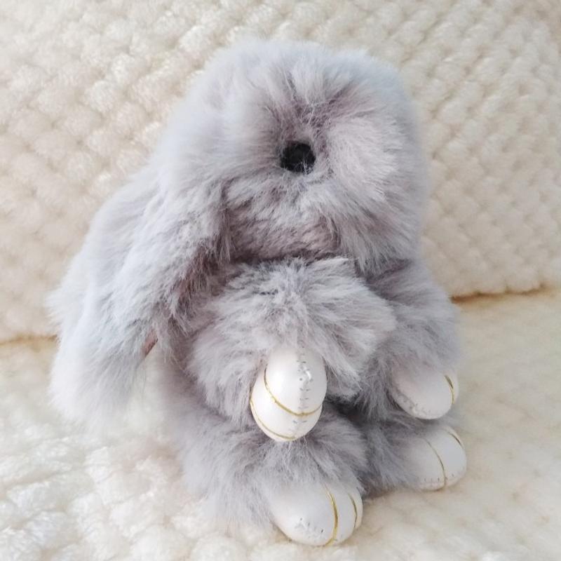 Fluffy Faux Rabbit Fur Ball Keychain In Soft Pompom Fluffy Pom Pom Keyring  For Womens Bags And Jewelry Gifts From Fashionstore666, $0.67