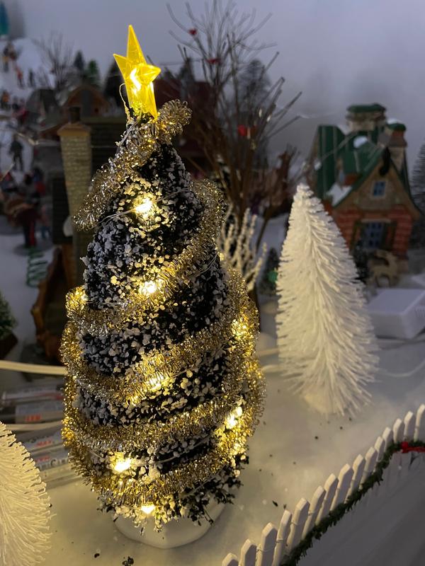 Lemax Accessory: Clear Lighted Evergreen Tree Large #74264