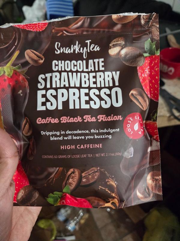 Chocolate Strawberry Espresso - Coffee Black Tea Fusion Blend