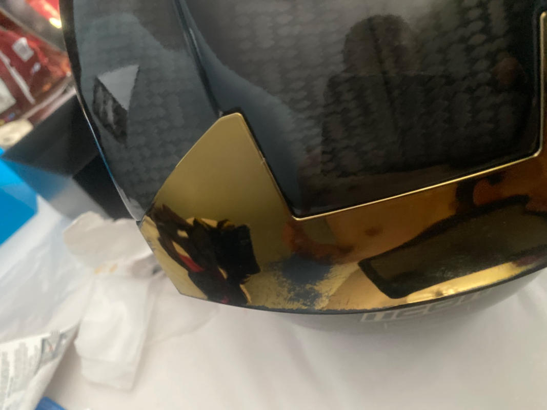 Casco Integrale Icon AIRFRAME PRO Carbon - Oro