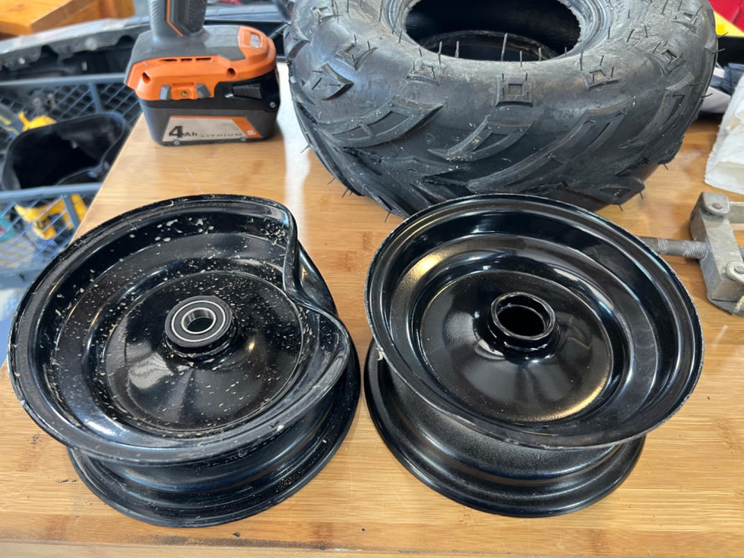 6" x 2.5" Front Rim Without Bearings for Coleman CK196, GK200, KT196