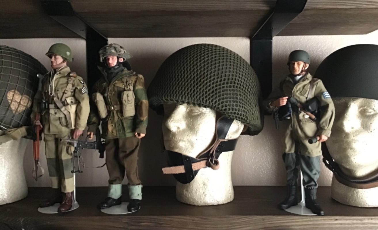 British WWII MKI Paratrooper Helmet with Leather Chinstrap System