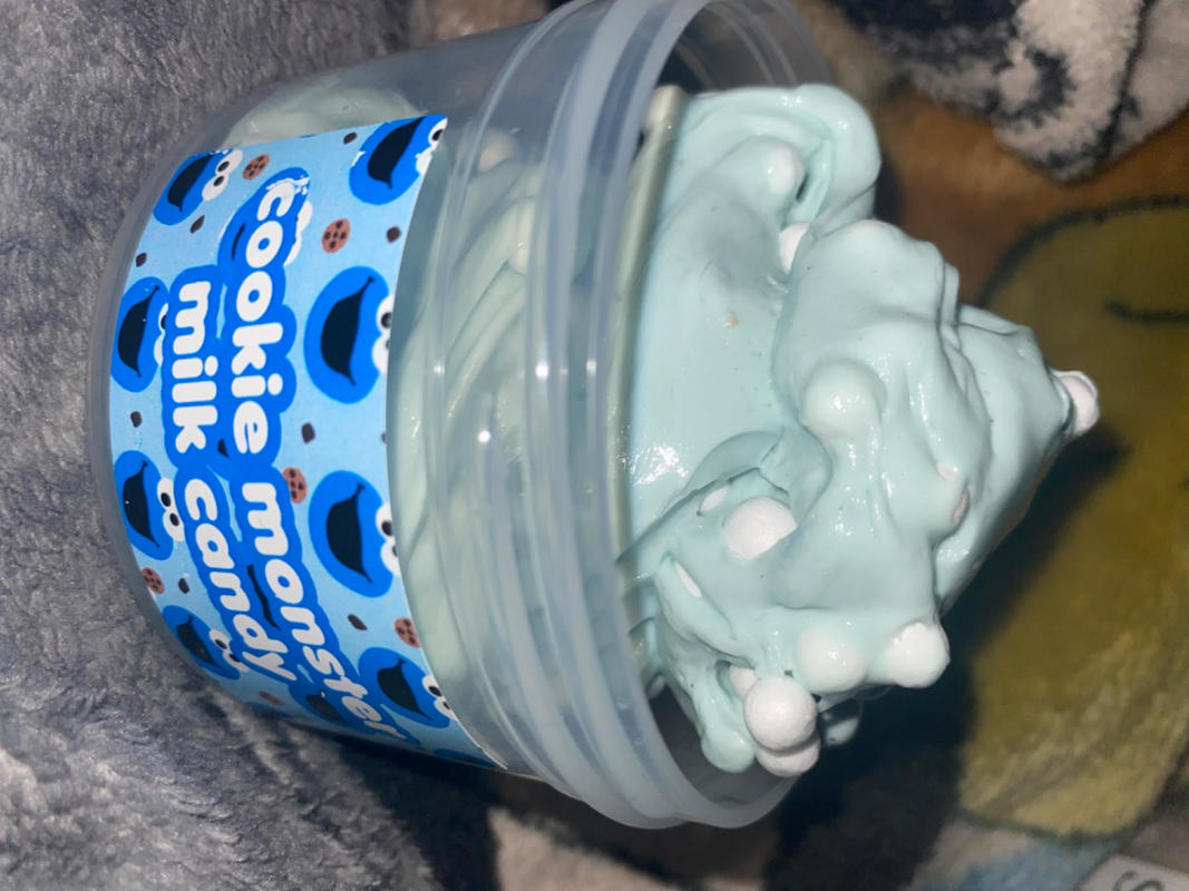 Cookie Monster Milk Candy Slime – Momo Slimes