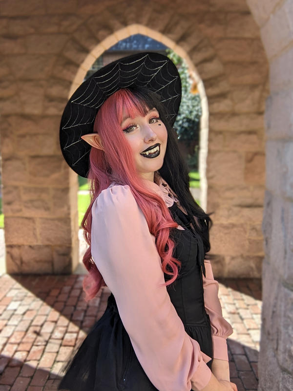Half Black Half Pink Synthetic Lace Front Wig HW181 – Weekendwigs