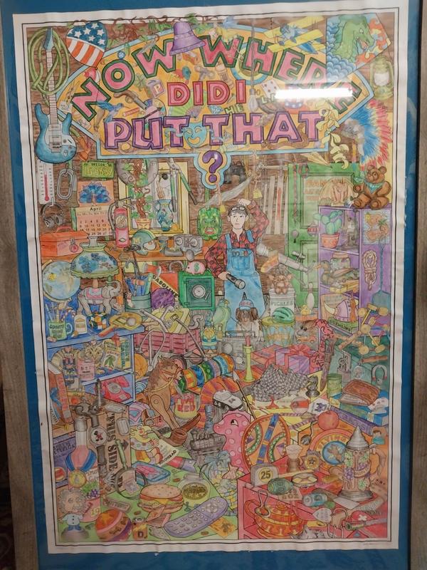 The World's Most Challenging Coloring Poster - Where Did I Put
