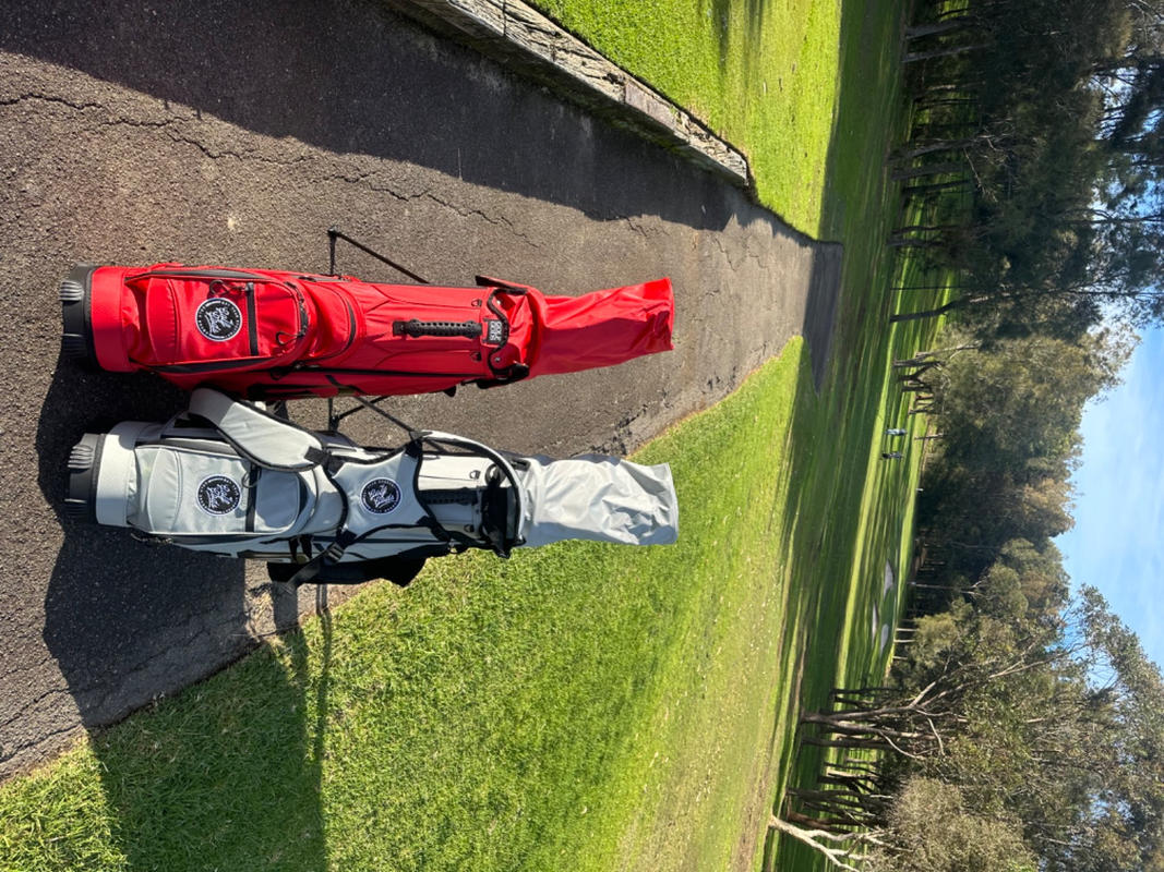 Cool Tech Semi-Waterproof Stand Bag - GREY - Golf Gods