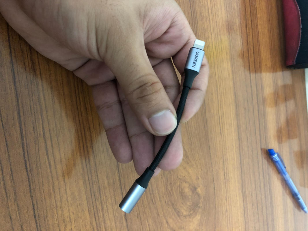 UGREEN Headphones Adapter MFI Certified Lightning to 3.5mm - Black