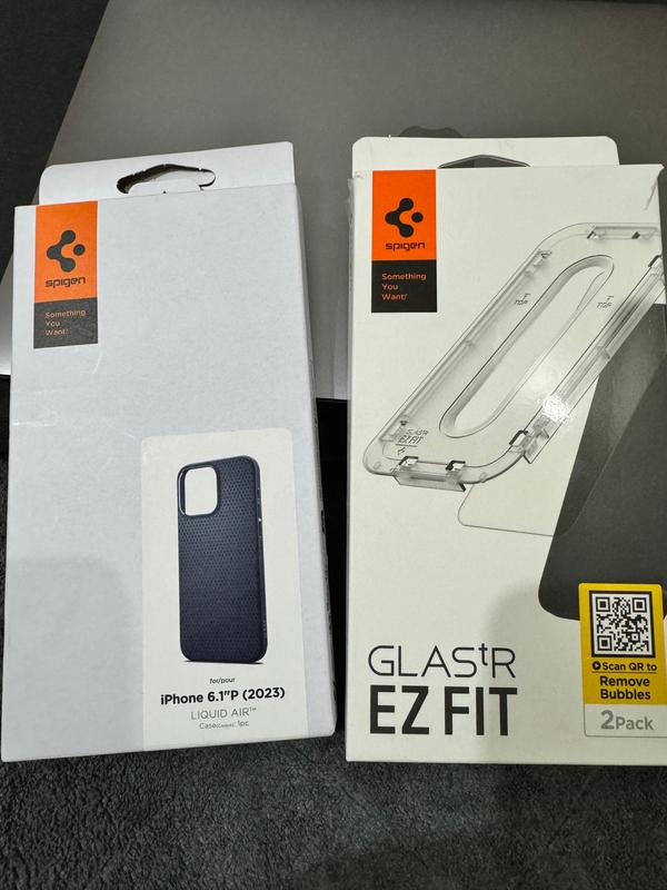 Apple iPhone 15 Pro EZ Fit Screen Protector Spigen 2 PACK