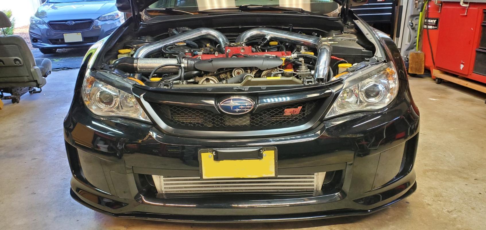 Rev9 Intercooler Kit Subaru WRX STi 2008 2014 Front Mount Bar Plat Redline360