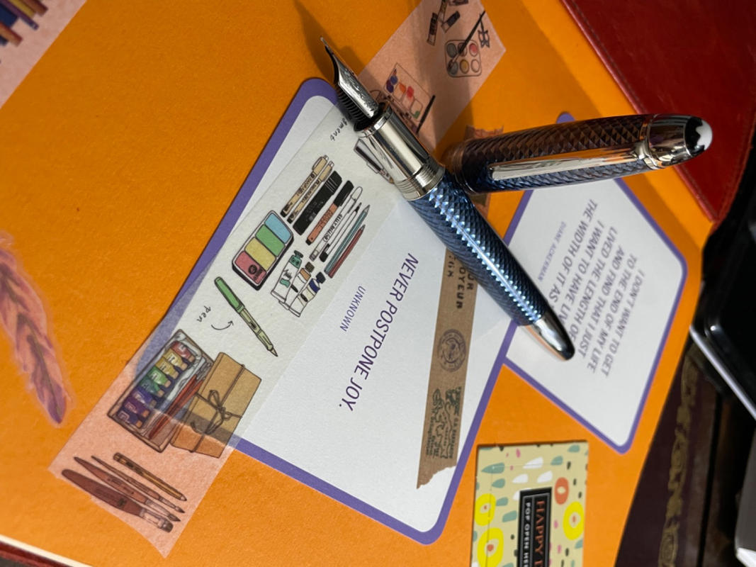Montblanc Meisterstuck Fountain Pen - 146 Solitaire - Glacier