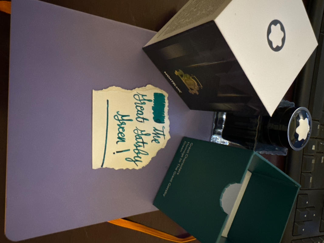 Montblanc Great Characters Ink Bottle - Great Gatsby Green