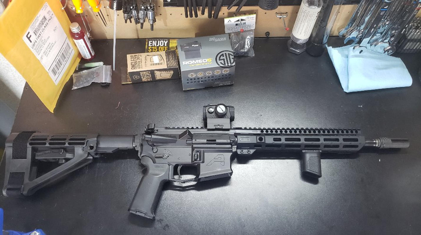 Strike Industries AR-15 Angled Grip w/ Cable Management