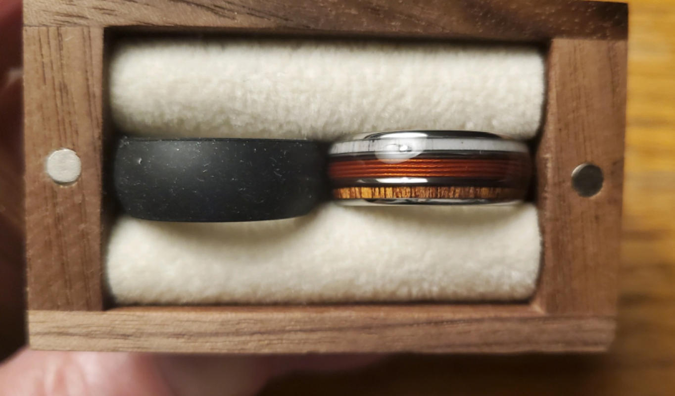 Timberline Trout Wedding Ring - Men's Wedding Band Made Out of Red Fishing  Line [Video]