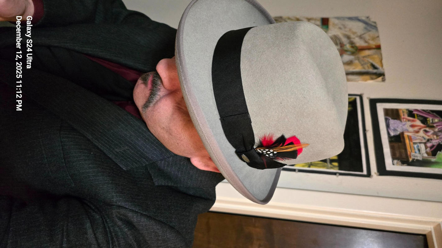 Scala Felt Homburg- Godfather – Tenth Street Hats