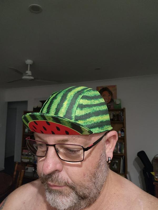 Watermelon Cycling Cap Green Freestylecycling