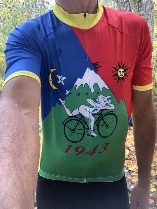 Bicycle Day 1943 LSD Acid Hofmann Trip Men's Cycling Jersey