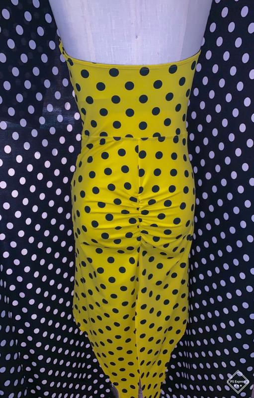 Yellow Polka Dot Lycra